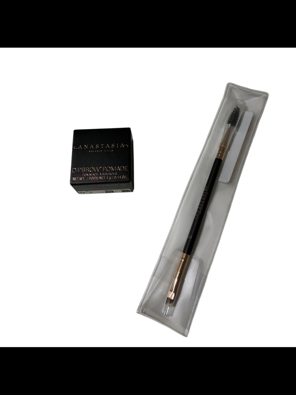 Anastasia Beverly Hills Dipbrow Pomade Medium Brown & Dual-Ended Brow Brush